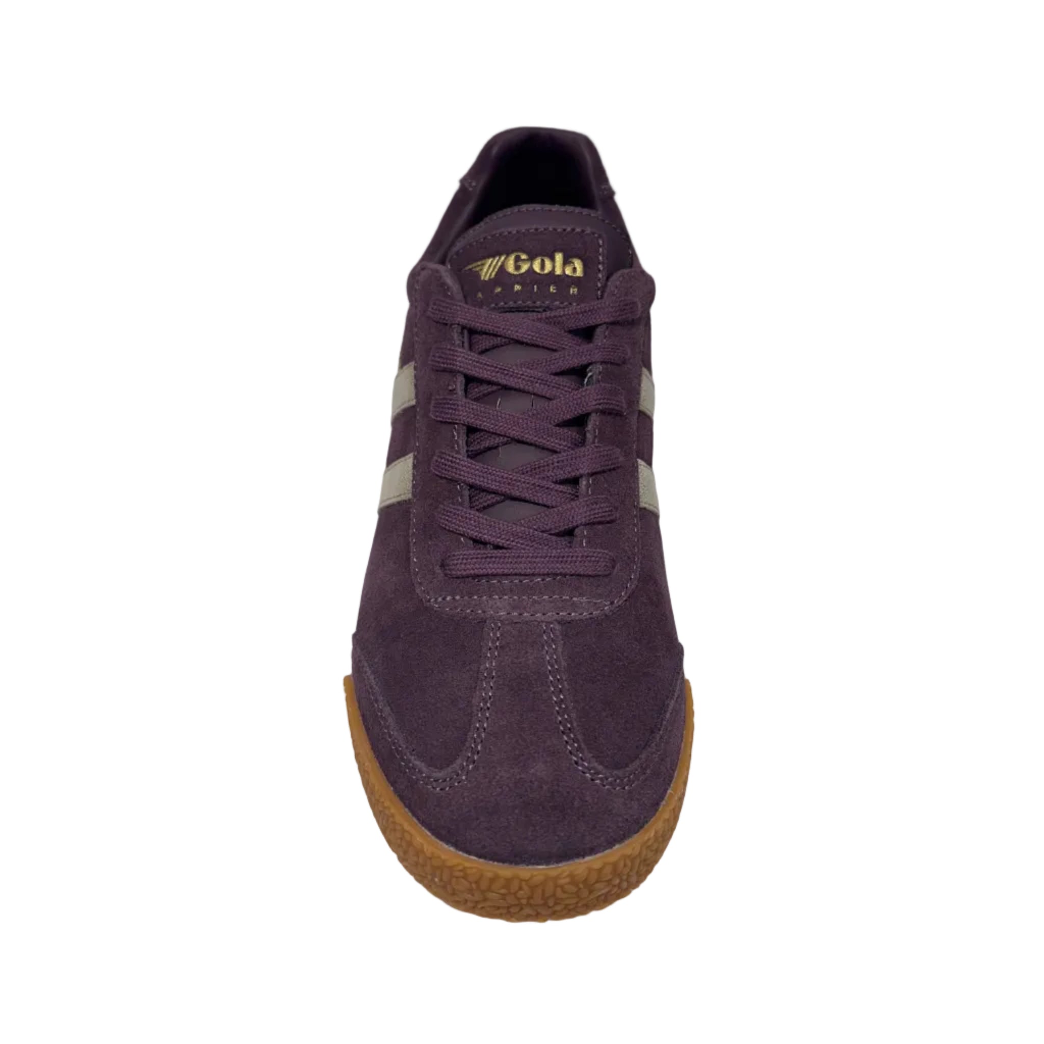 Gola Womens Trainer Harrier Mirror Cocoa/Gold/Gum