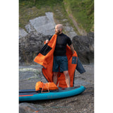 Dryrobe Adults Advance Long Sleeve V3 Dark Grey Orange