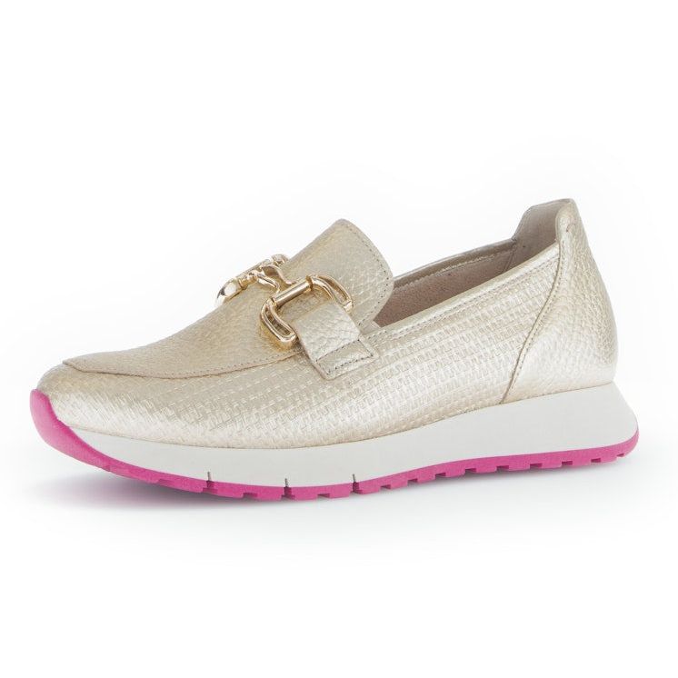 Gabor Womens Shoe 62.472 62 Platino/Pink