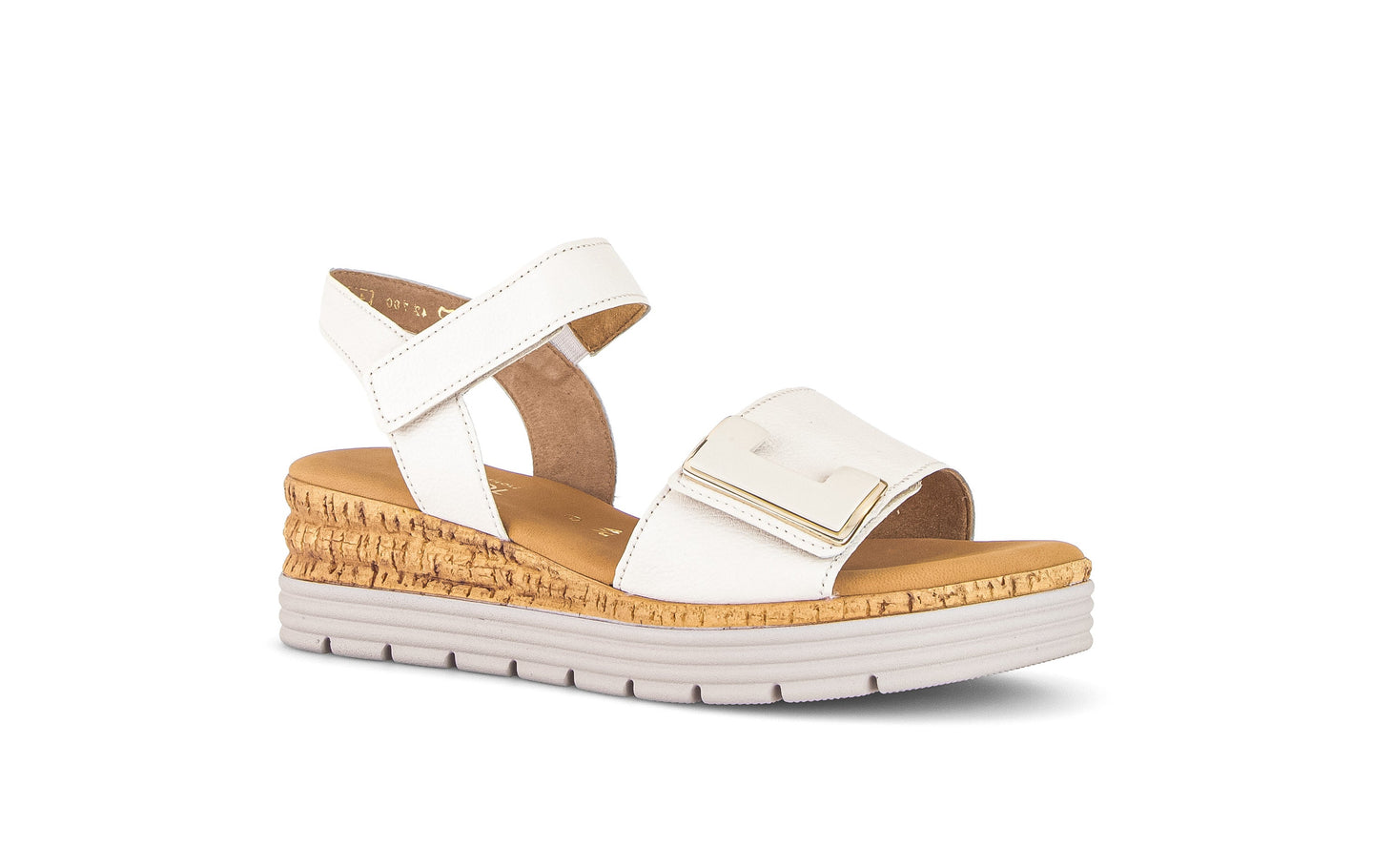 Gabor Womens Sandal 82.700.52 Creme/Uni/Gold