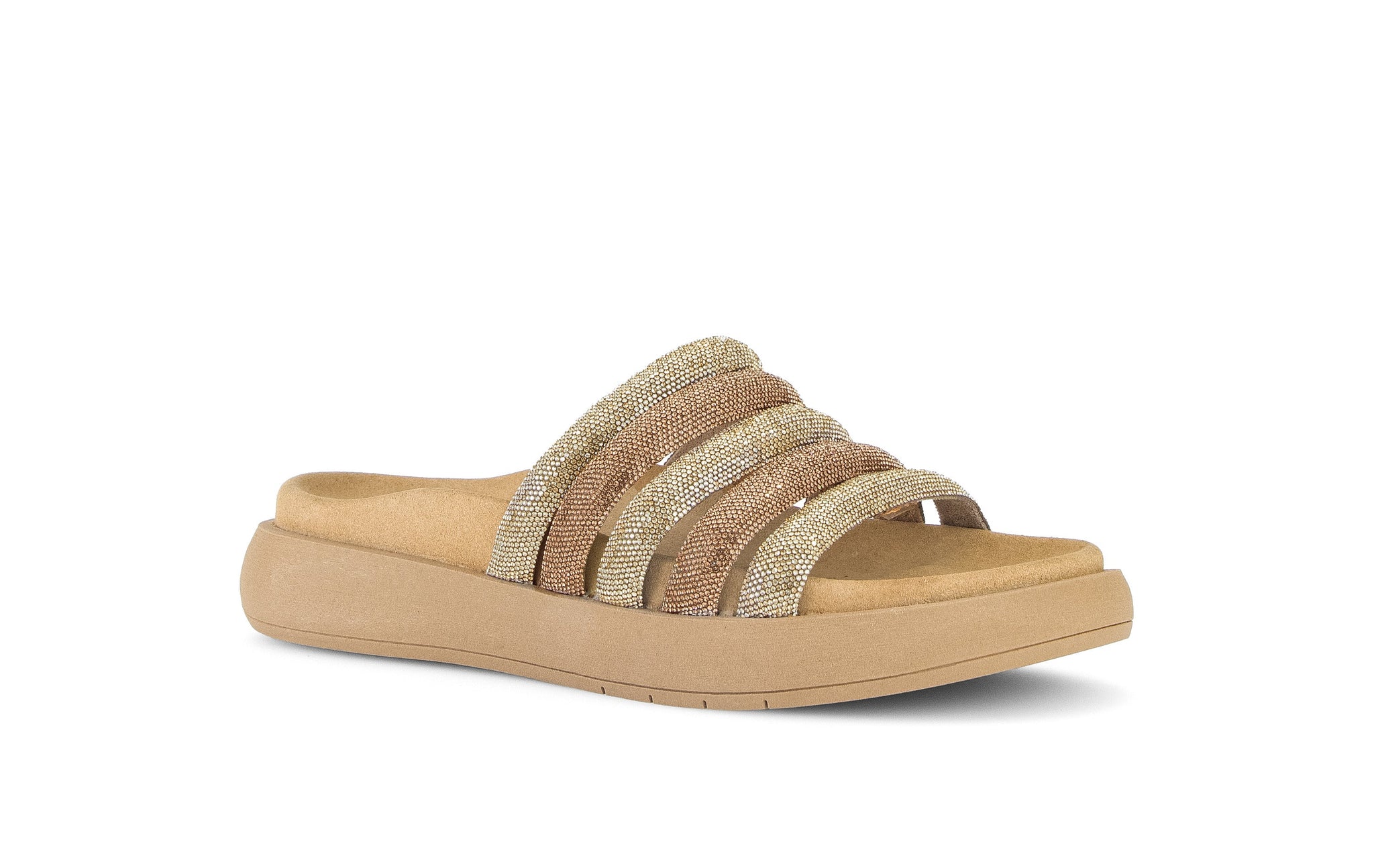 Gabor Womens Sandal 83.752.82 Gold Kombi