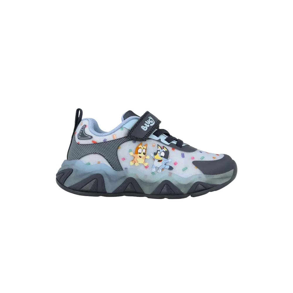 Garvalin boys' light blue Bluey light-up trainers