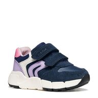 Geox Girls Trainer Flexyper Mini Baby Girl Navy/Lilac