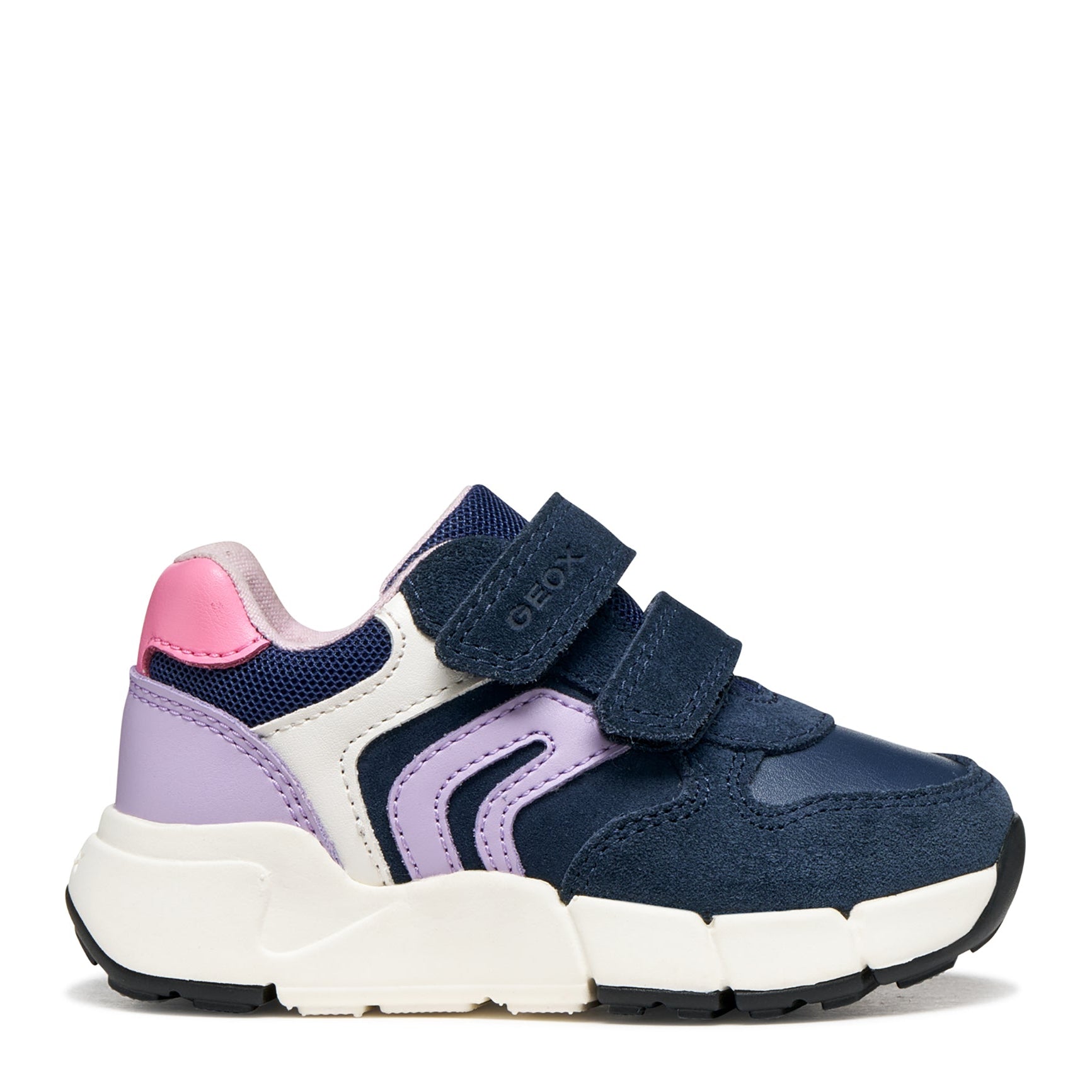 Geox Girls Trainer Flexyper Mini Baby Girl Navy/Lilac