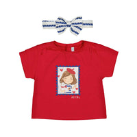 Mayoral Girls T-Shirt 1081 Red