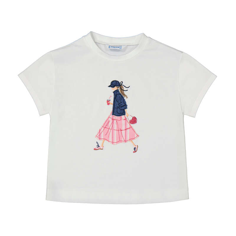 Mayoral Girls T-Shirt 3011 White