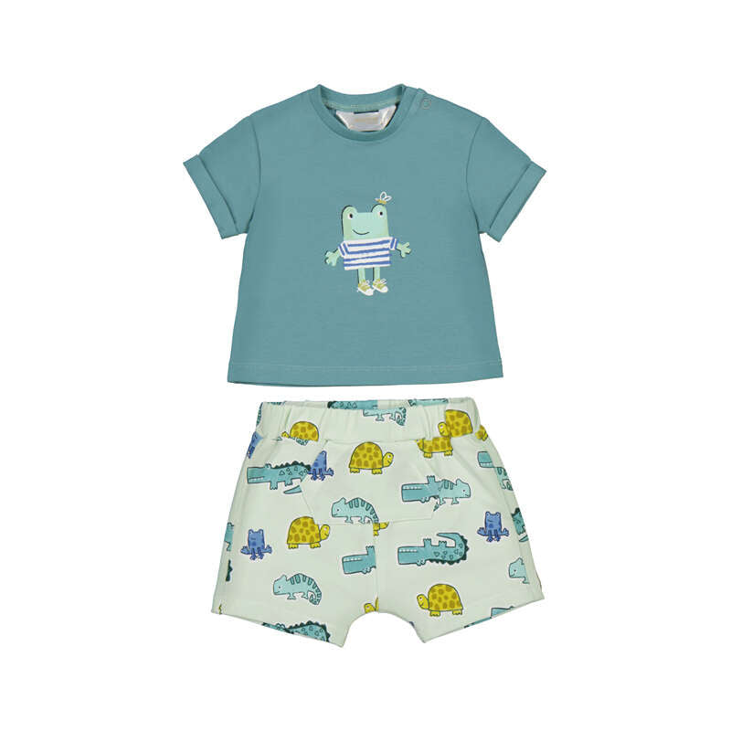 Mayoral Boys 2 Piece Set 1277 Duck Green