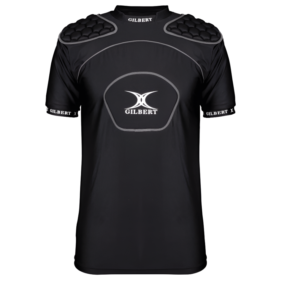 Gilbert Atomic V3 Body Armour Black/Charcoal - Donaghys