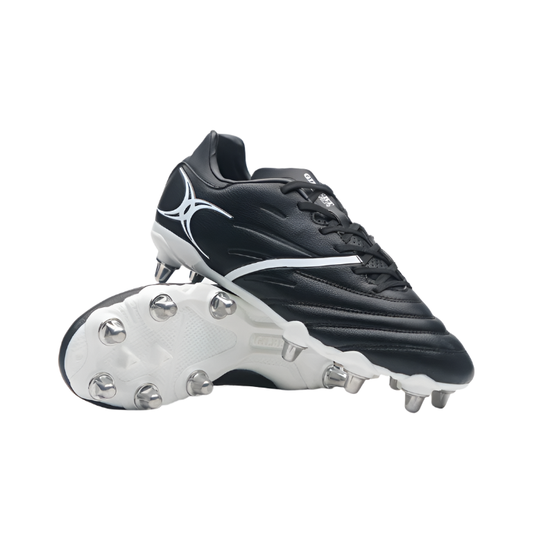 Gilbert Adults Rugby Boot Sidestep X20 Power 8S Black/White