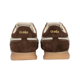 Gola Womens Trainer Firefly Otter/Dark Brown/Off White