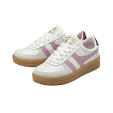 Gola Womens Trainer Grandslam Elite Off White/Brownrose/Cerise/Gum