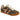 Gola Elan Glitz women's khaki suede trainers with rose gold wingflash