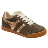 Gola Womens Trainer Elan Glitz Khaki/Rose Gold/Cameo