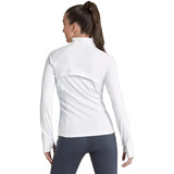 Gym+Coffee Womens Adaptive Zip Top Ultra White