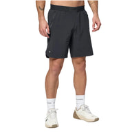 Gym Plus Coffee men's grey shorts with zip
