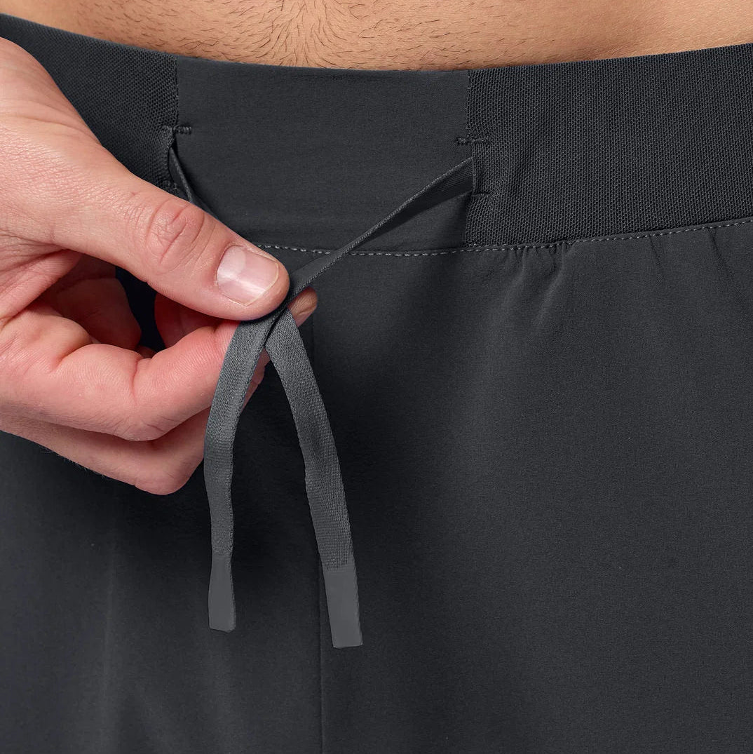 Gym+Coffee men's grey Relentless 7 inch training shorts
