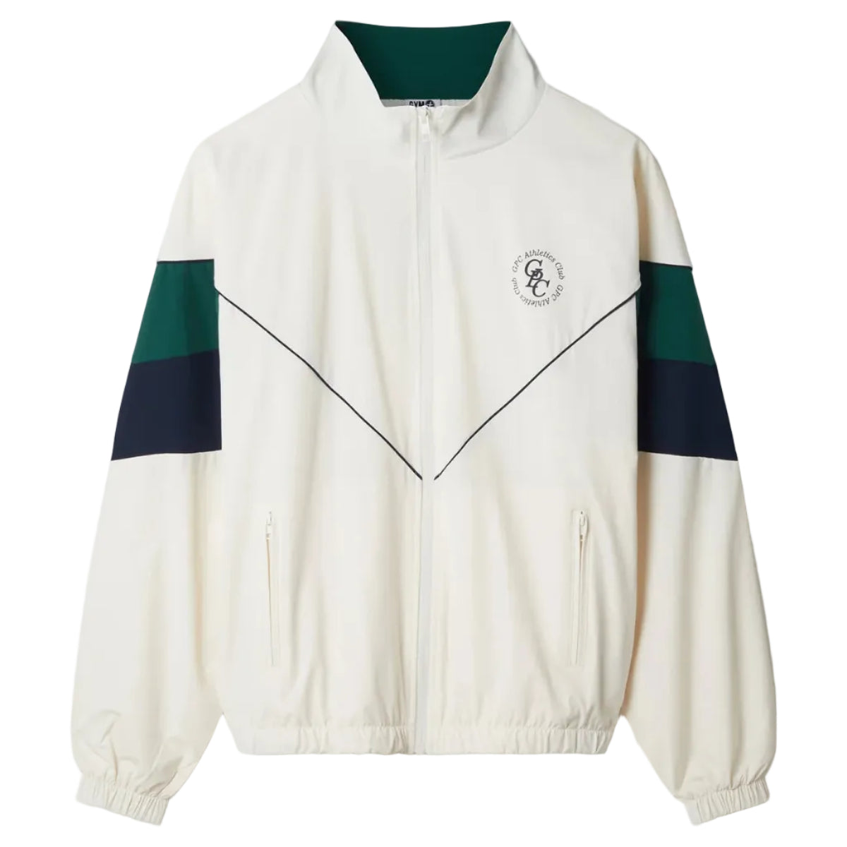 Gym+Coffee women's ecru Star windbreaker jacket