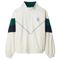 Gym+Coffee Womens Jacket Star Windbreaker Ecru
