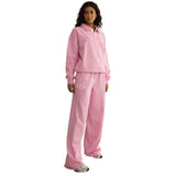 Gym+Coffee Womens Sweatshirt Urban Collared Pink Blossom