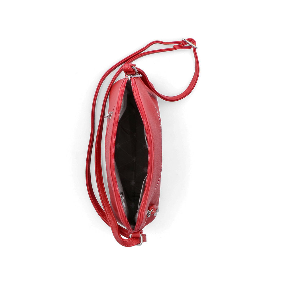 Rieker women's red bag with zip