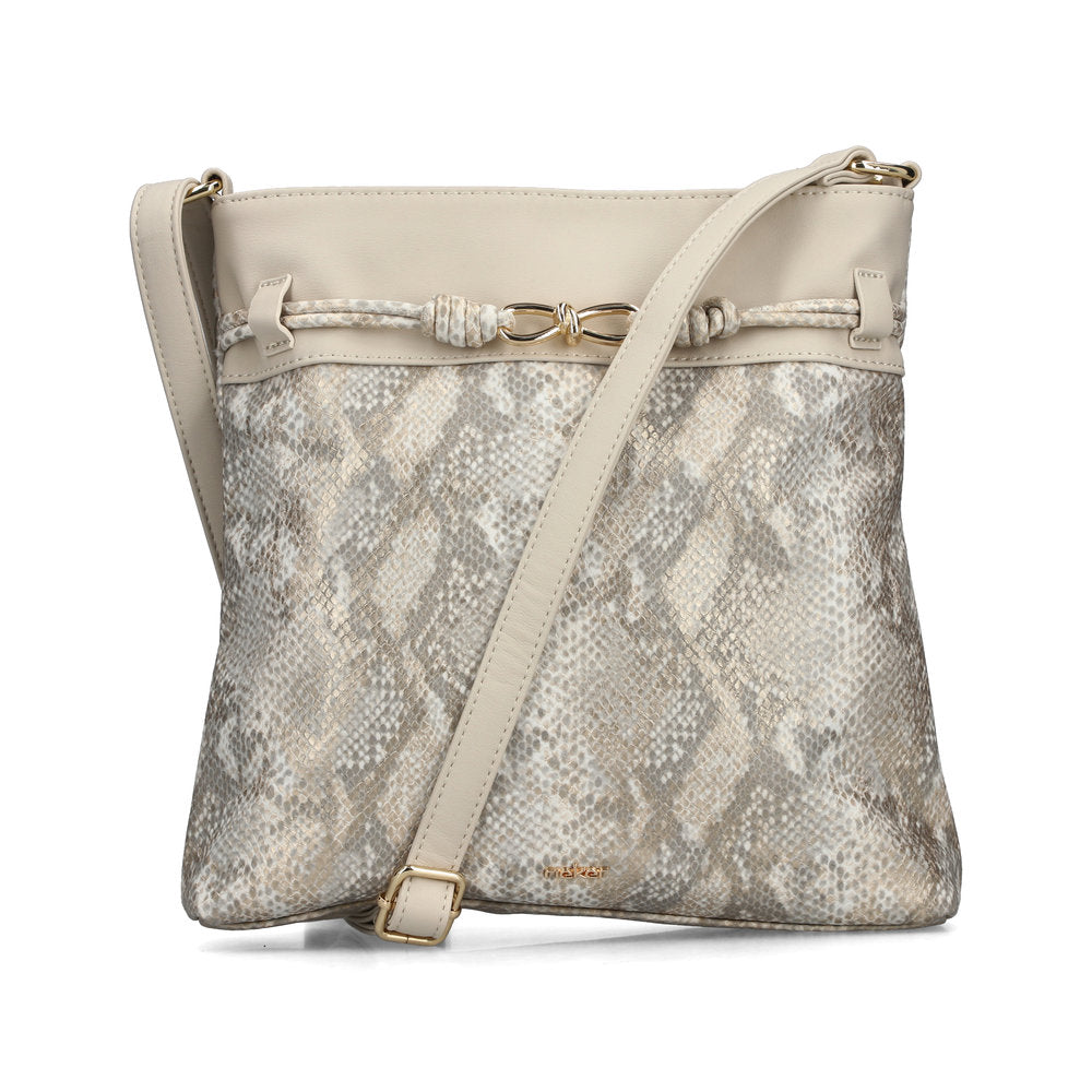 Rieker Womens Cross Body Bag White/Gold