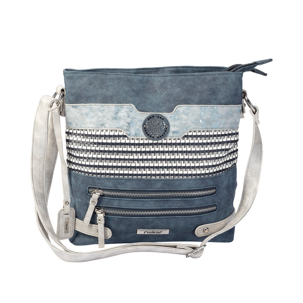 Rieker Womens Cross Body Bag Navy/Ice Frost