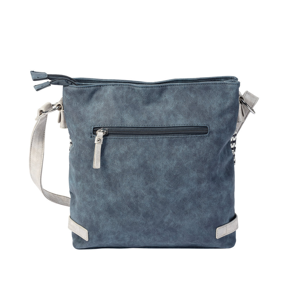 Rieker Womens Cross Body Bag Navy/Ice Frost