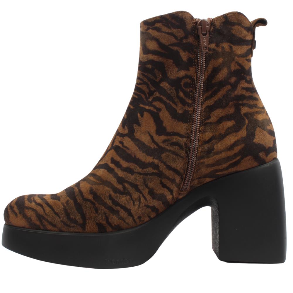 Wonders Womens Boot H-4981 Zebra/Tabac