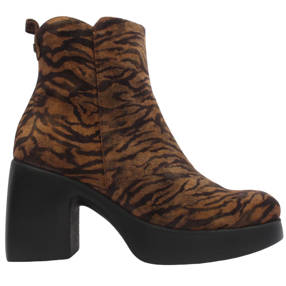 Wonders Womens Boot H-4981 Zebra/Tabac