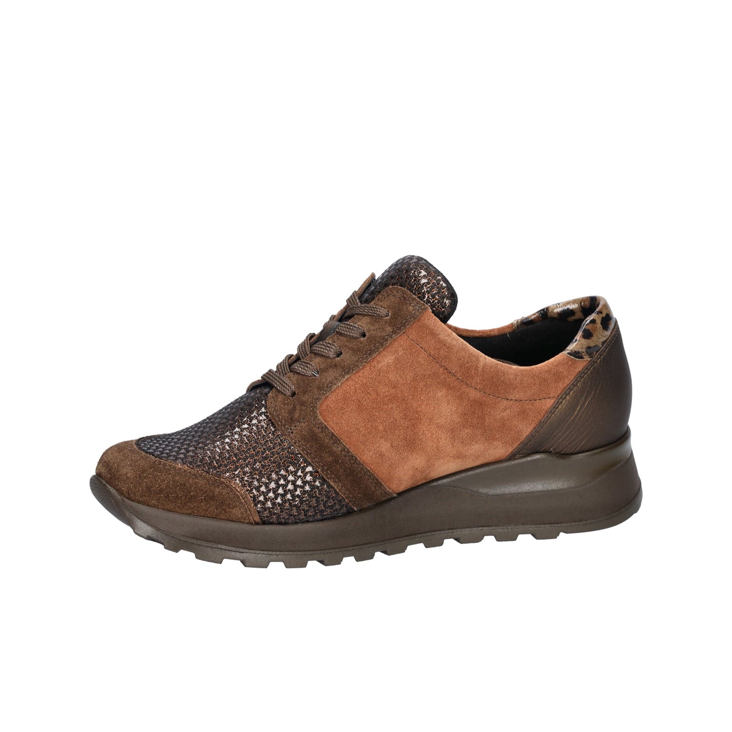 Waldlaufer Womens Trainer H64007 Wood Rost Khaki