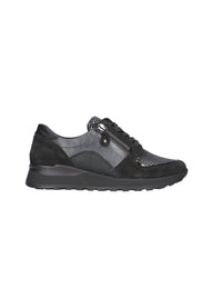 Waldlaufer Womens Trainer H64007 Schwarz