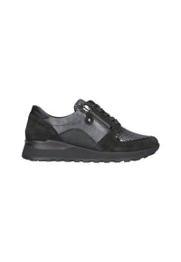 Waldlaufer Womens Trainer H64007 Schwarz