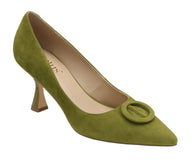 Lotus Womens Court Shoe Henley Citronella Suede
