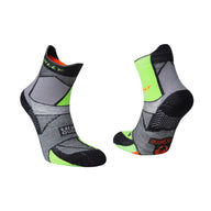 Hilly Marathon Fresh Sock Black/Grey/Lime Green