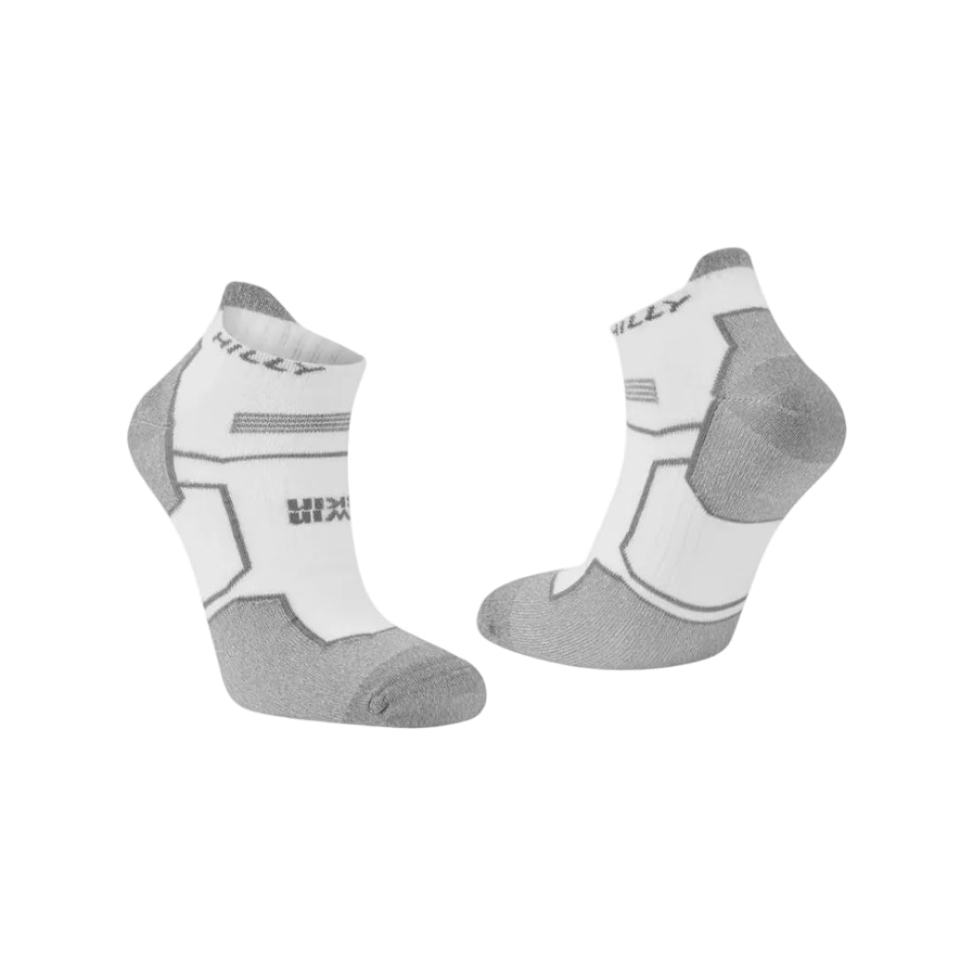 Hilly Twin Skin Socklet White/Grey Marl