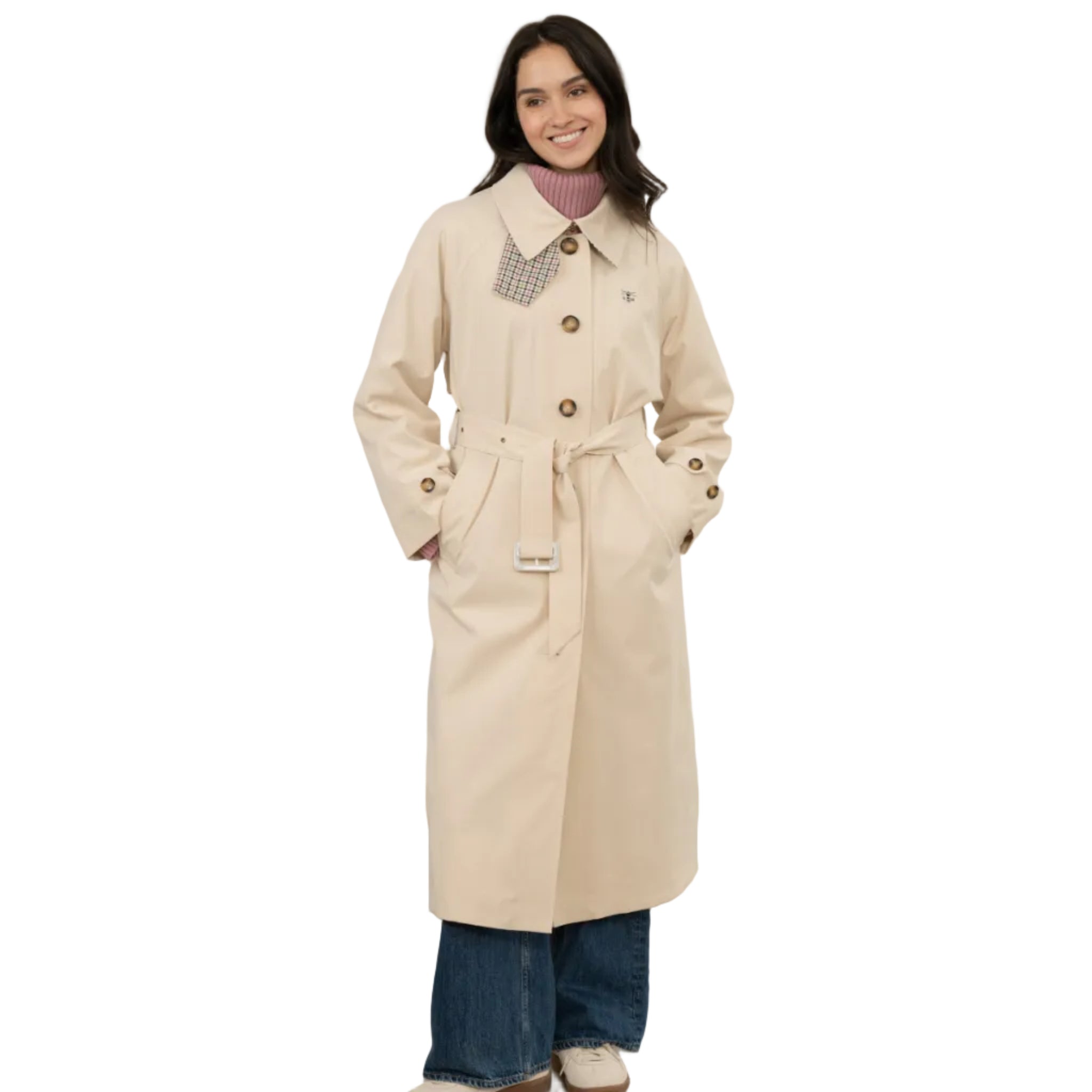 Lighthouse Womens Trench Coat Harper Stone