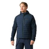 Helly Hansen Mens Jacket Skagen Hybrid Knit Insulator Navy