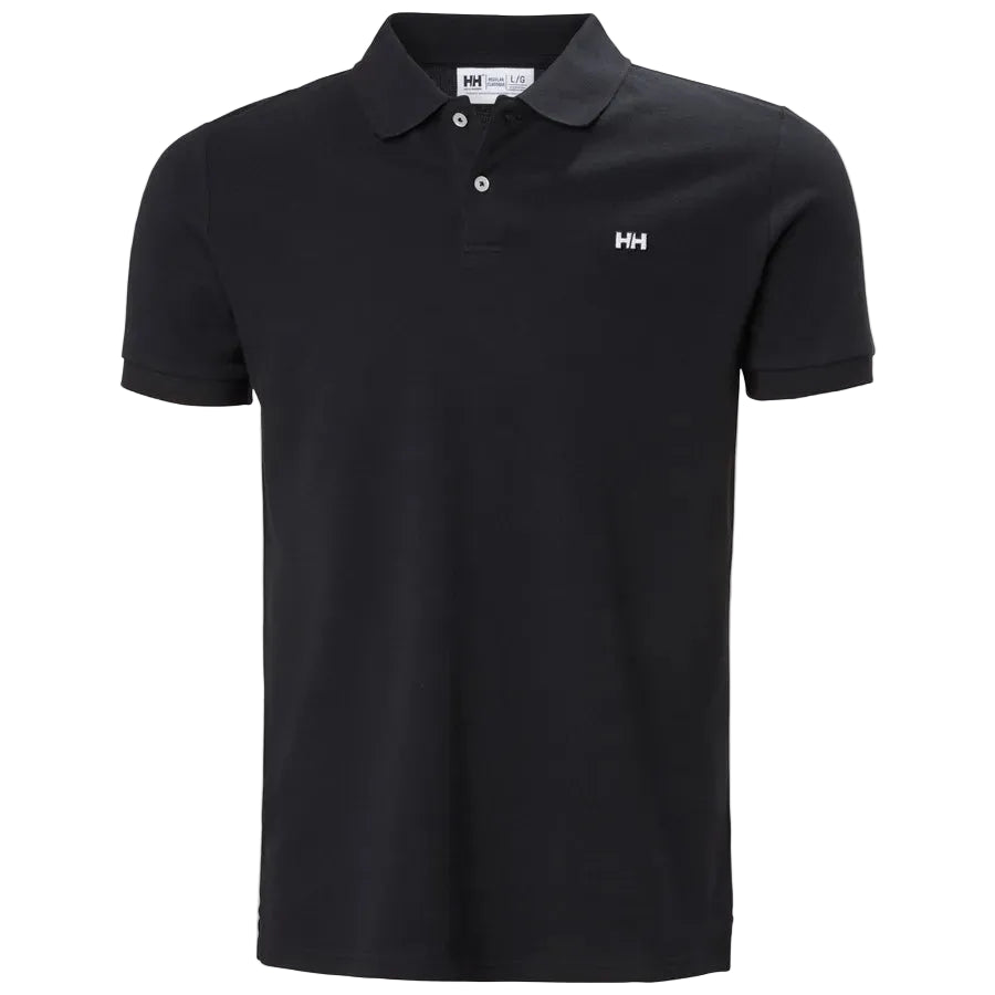 Helly Hansen Hudson men's black polo shirt