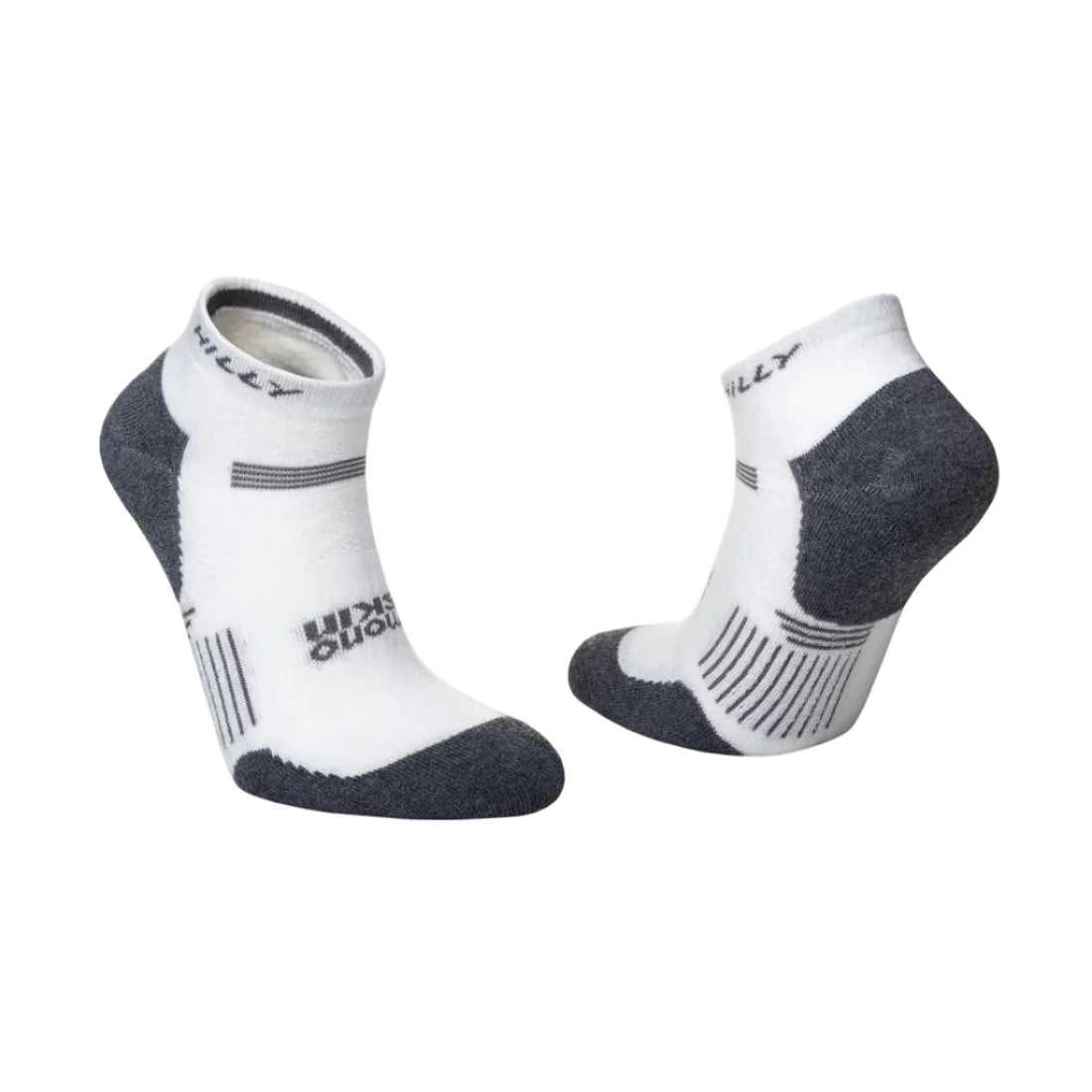 Hilly Supreme Quarter Sock White/Grey Marl
