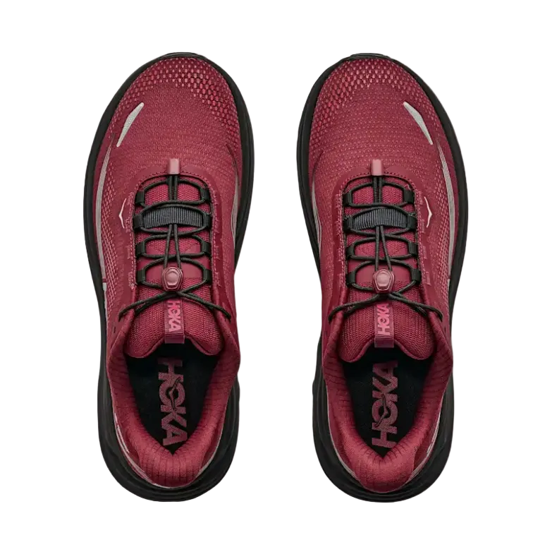 Hoka Mens Trainer Clifton 11 GTX Varsity Burgundy/Carbon Black