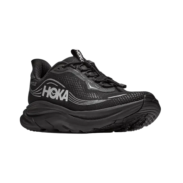 Hoka Clifton 11 GTX men's black waterproof running trainer