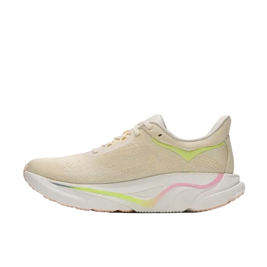 Hoka Womens Trainer Arahi 9 Vintage Yellow/Alabaster