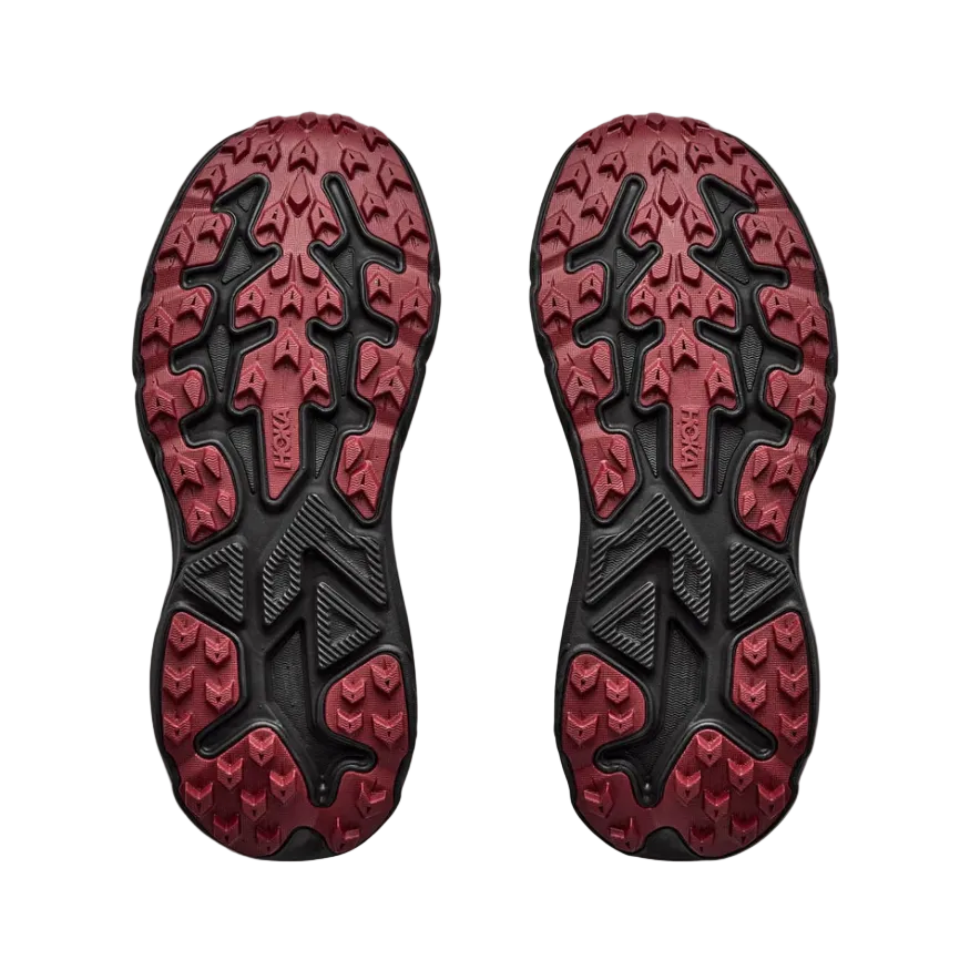 Hoka Womens Trainer Challenger 8 GTX Black/Varsity Burgundy