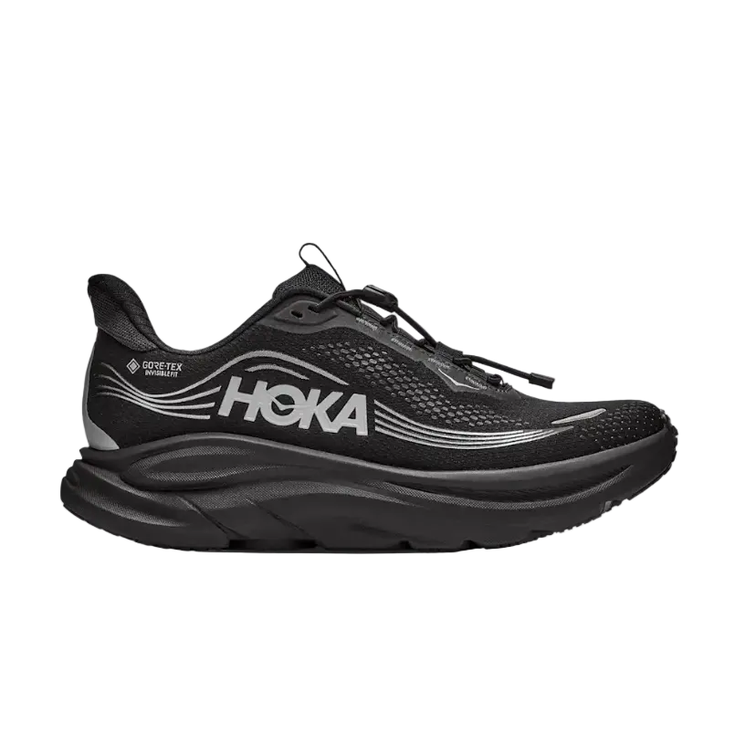 Hoka Clifton 11 GTX women's black waterproof running trainer