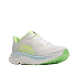 Hoka Womens Trainer Clifton 11 Wide Frost/Neon Yuzu
