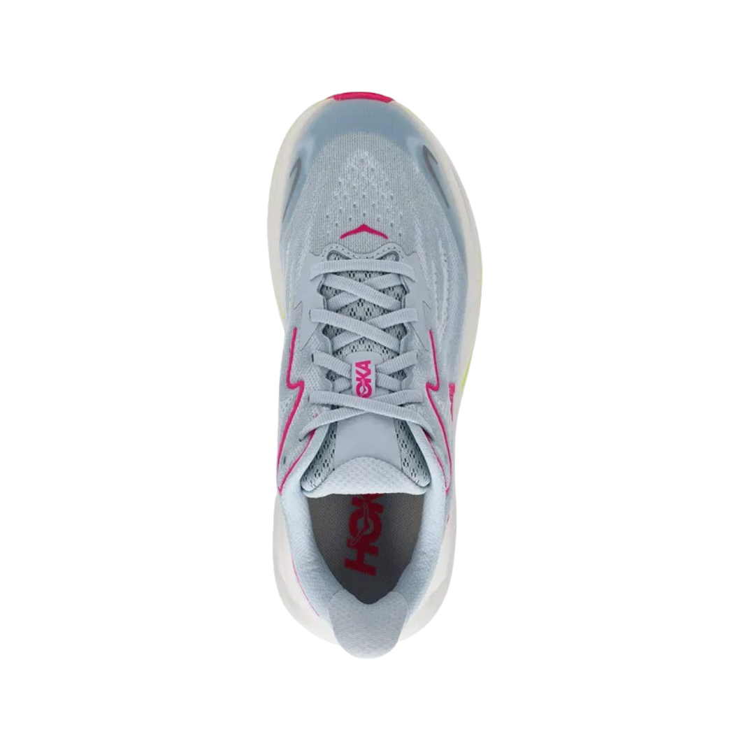 Hoka Youth Girls Trainer Clifton 10 Overcast/Neon Dragonfruit