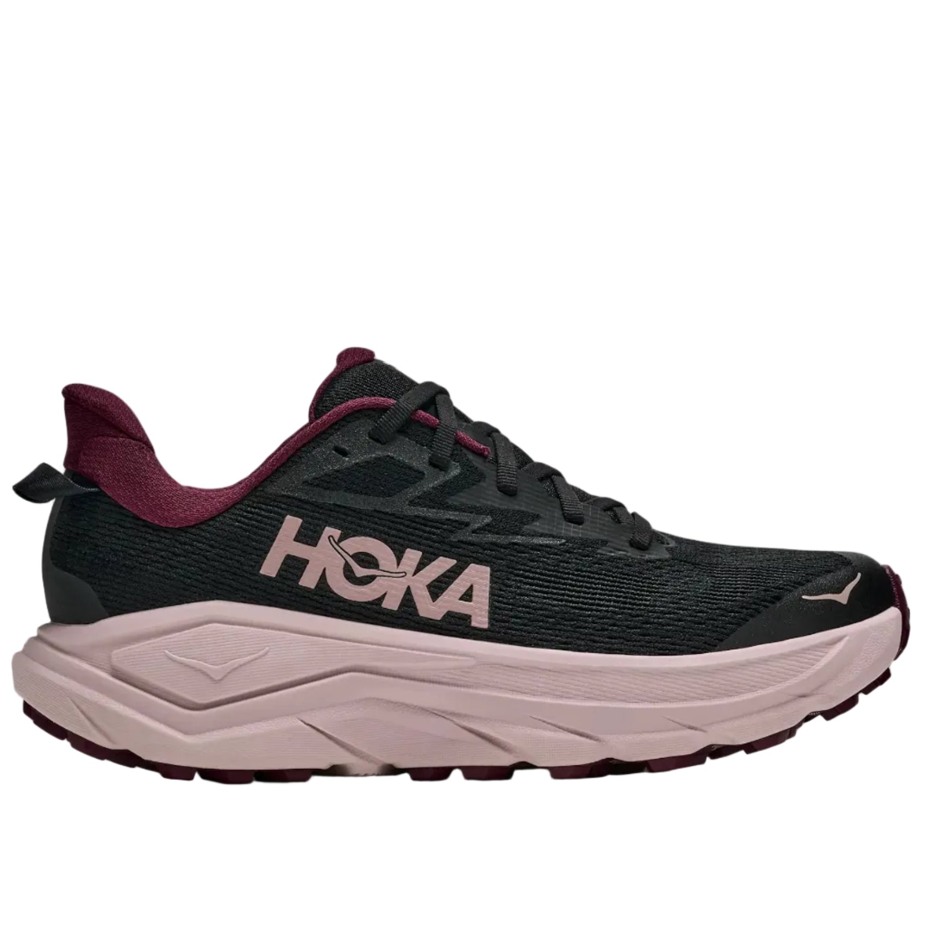Hoka Womens Trainer Challenger 8 Black/Pink Opal