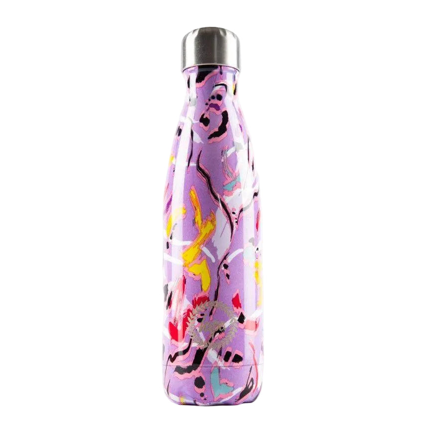 Hype Water Bottle Abstract Animal Multi - Donaghys