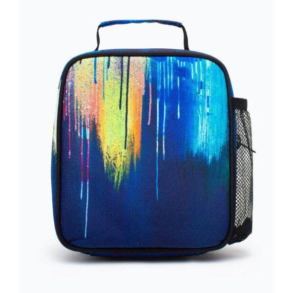 Hype Lunch Bag Navy Watercolour Drips Blue Donaghys