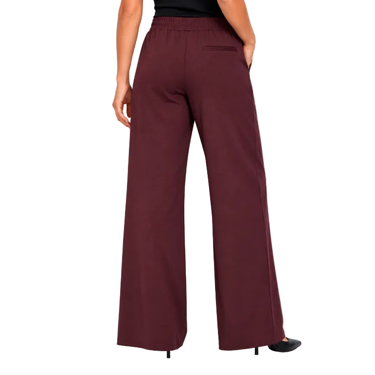 ICHI Kate Sus Long Wide Pants Fudge